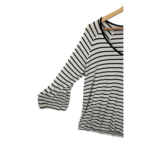 Calvin Klein‎ Shirt Top Blouse Size M Striped Corpcore Classiccore Preppy Retro - Picture 11 of 13